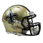 Réplicas de Casco Mini Speed de los New Orleans Saints
