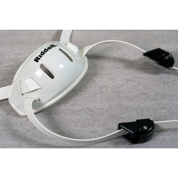 Riddell Speedflex Cam Loc hard Cup Chin Strap White