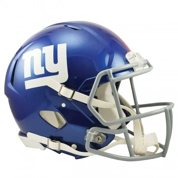 Casco Auténtico Riddell Revolution Speed de Tamaño Completo de los New York Giants