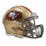 San Francisco 49ers Replika Mini Speed Hjälm
