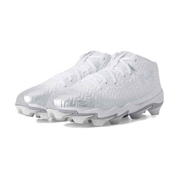 Under Armour Spotlight Hammer Football Cleats White
