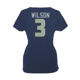 Seattle Seahawks Maglietta Donna con Nome e Numero