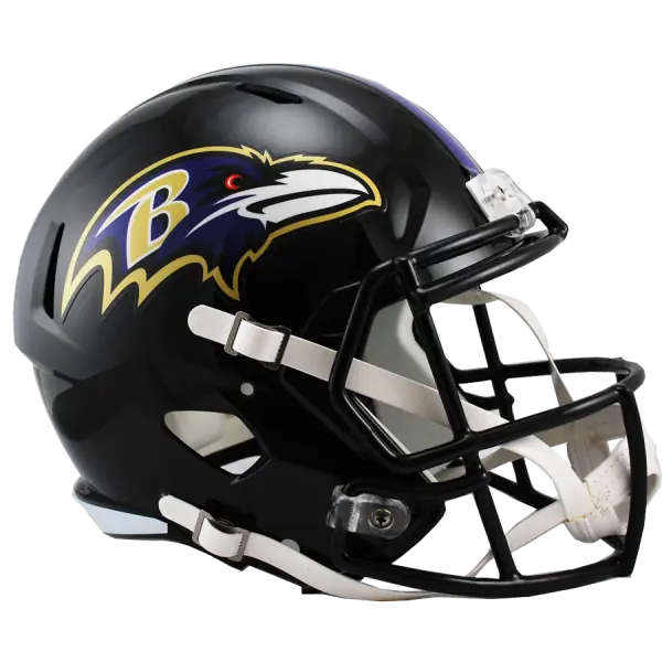 Casco Réplica Riddell Speed de Tamaño Completo de los Baltimore Ravens