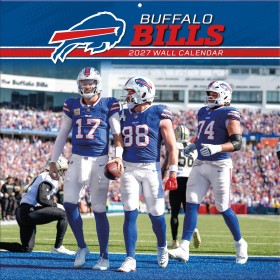 Buffalo Bills 12" x 12" 2027 Wall Calendar Front
