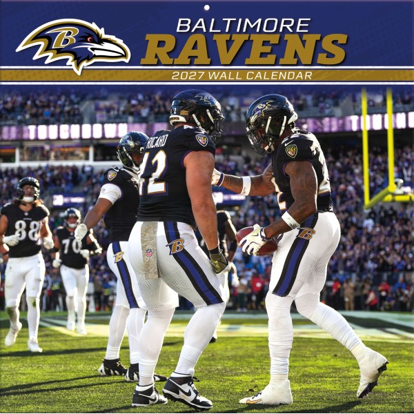 Baltimore Ravens 12" x 12" Wandkalender 2027