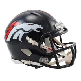 Casco Mini Réplica de Velocidad de los Denver Broncos