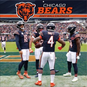Calendrier mural 2027 des Chicago Bears, 12" x 12"