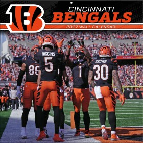 Cincinnati Bengals 12" x 12" 2027 Wall Calendar Front