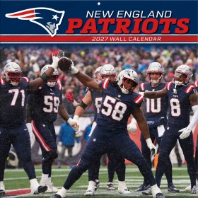 New England Patriots 12" x 12" 2027 Wall Calendar