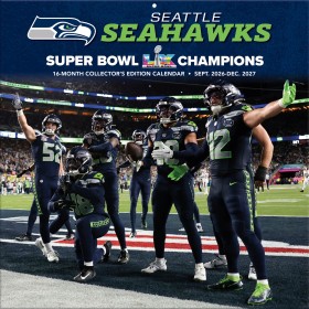 Seattle Seahawks 12" x 12" 2027 Wall Calendar Front