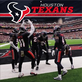 Calendario de pared de los Houston Texans, 12" x 12", 2027