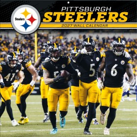 Pittsburgh Steelers 12" x 12" 2027 Wall Calendar Front