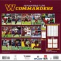 Washington Commanders 12" x 12" 2027 Wall Calendar Back