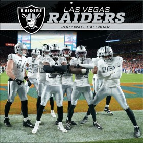 Las Vegas Raiders 12" x 12" 2027 Wall Calendar Front