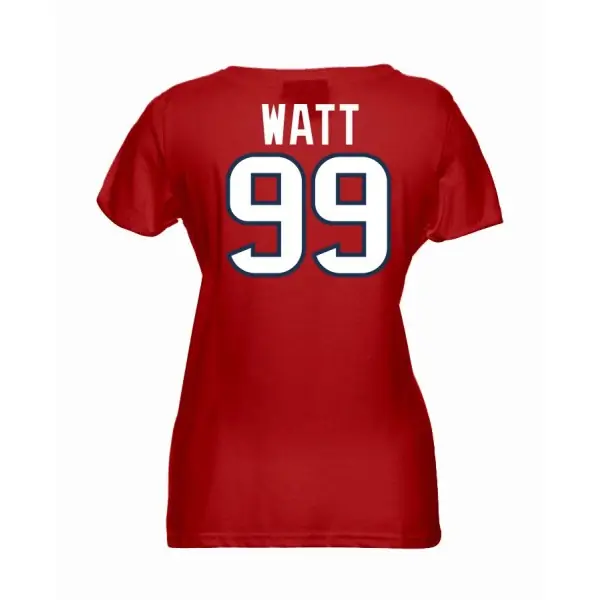 Houston Texans namn och nummer Ladies T-Shirt