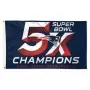 Super Bowl 5 x Champions-Flag