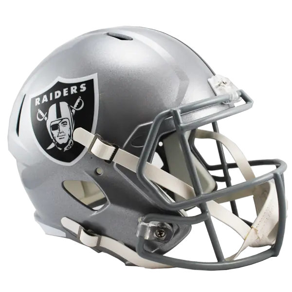 Las Vegas Raiders Fullstorleks Riddell Speed Replika Hjälm
