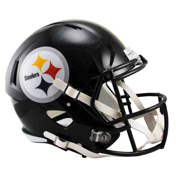 Pittsburgh Steelers En Tamaño Completo Riddell Speed Réplica De Casco