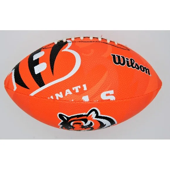Cincinnati Bengals Wilson NFL Logo del Equipo de Fútbol Junior