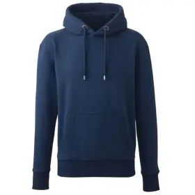 Premium Embroidered Text Cotton Hoodie