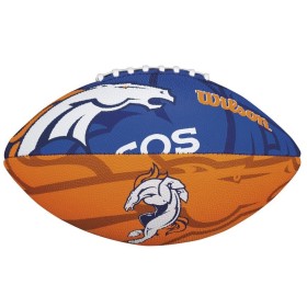 Ballon de Football Junior avec Logo de l'Équipe NFL Denver Broncos Wilson