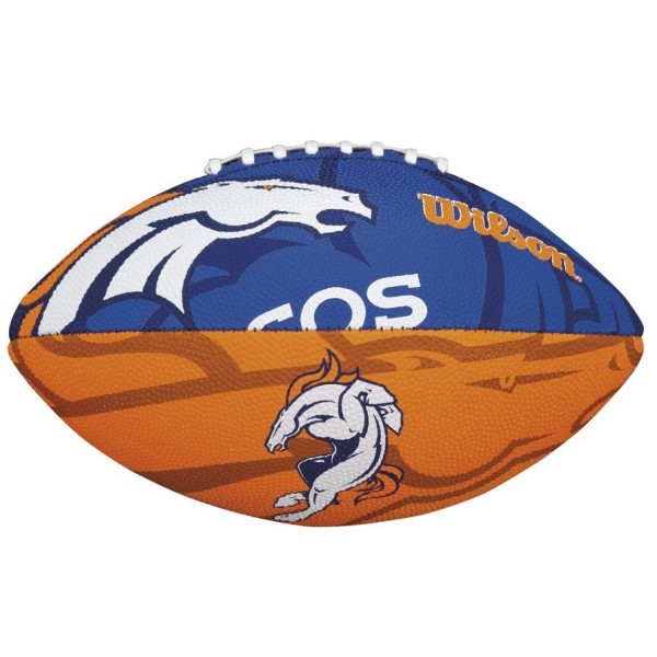 Balón de fútbol americano Denver Broncos Wilson NFL Team Logo Junior