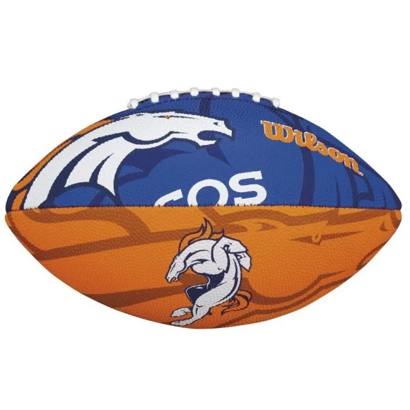 Denver Broncos Wilson NFL Team Logo Junior Football