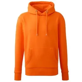 Sudadera con capucha de algodón con texto bordado premium