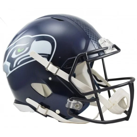 Seattle Seahawks Full-Size Riddell Revolution Speed-Authentic Replica-Helm