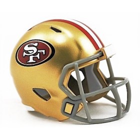 Casco de bolsillo Riddell NFL Speed de los San Francisco 49ers