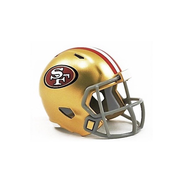 49ers de San Francisco Riddell NFL de la Poche de Vitesse Pro Casque
