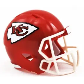 Casco Pocket Pro Speed de la NFL de los Kansas City Chiefs de Riddell