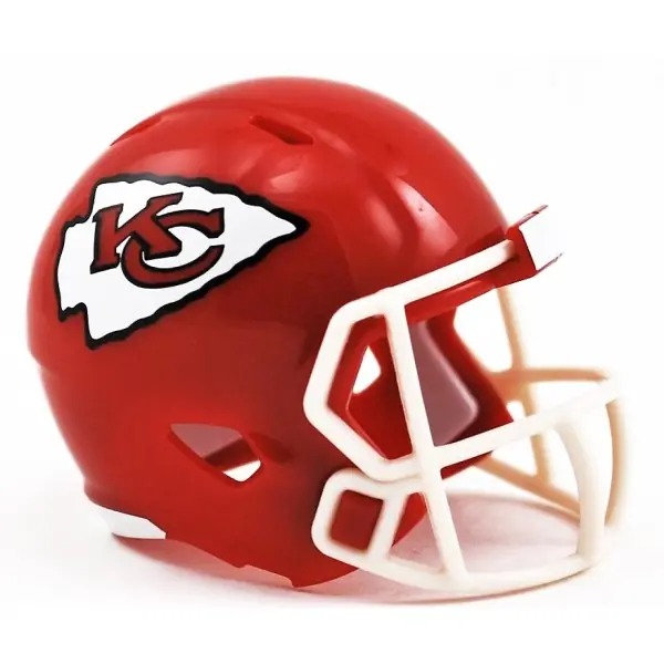 Casco Pocket Pro Speed de la NFL de los Kansas City Chiefs de Riddell