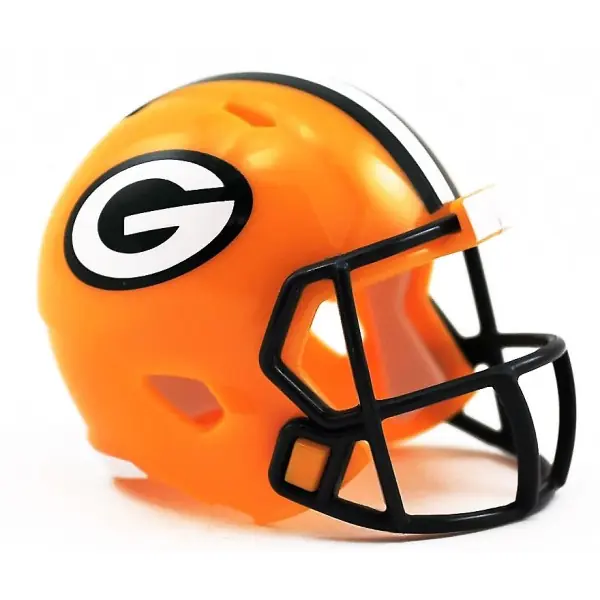 Casco de bolsillo Riddell NFL Speed de los Green Bay Packers