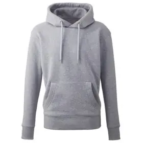 Premium Kapuzenpullover aus Baumwolle mit gesticktem Text
