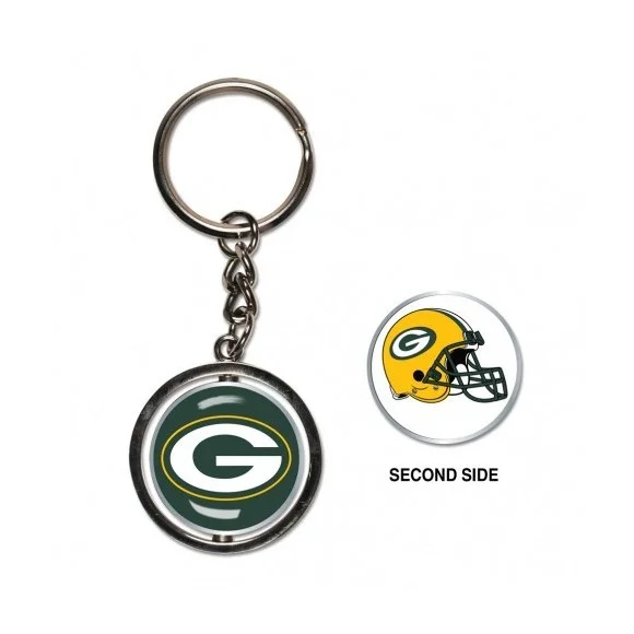 Green Bay Packers Spinner Key Ring
