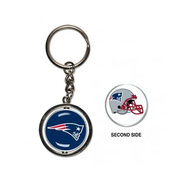 Llavero giratorio de los New England Patriots