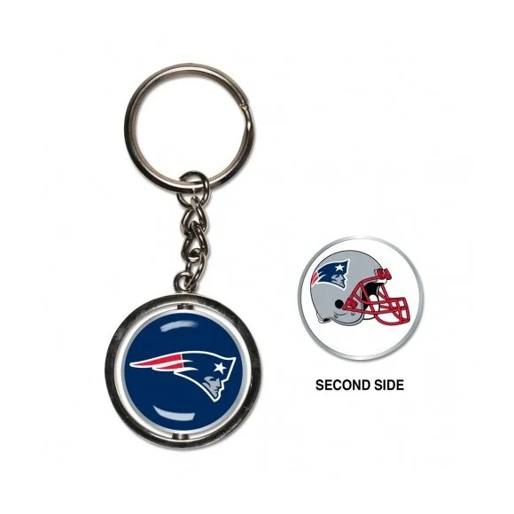 New England Patriots Spinner Key Ring