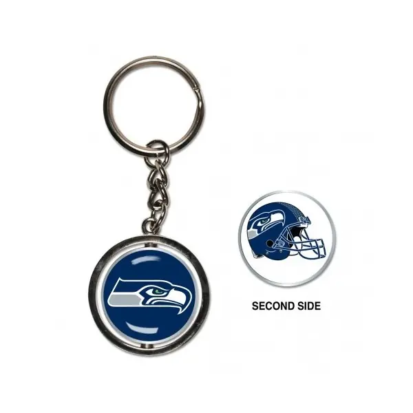 Seattle Seahawks Spinner Key Ring