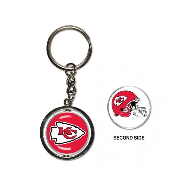 Kansas City Chiefs Spinner Key Ring