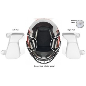 Riddell Speed Icon Kieferpads Wei