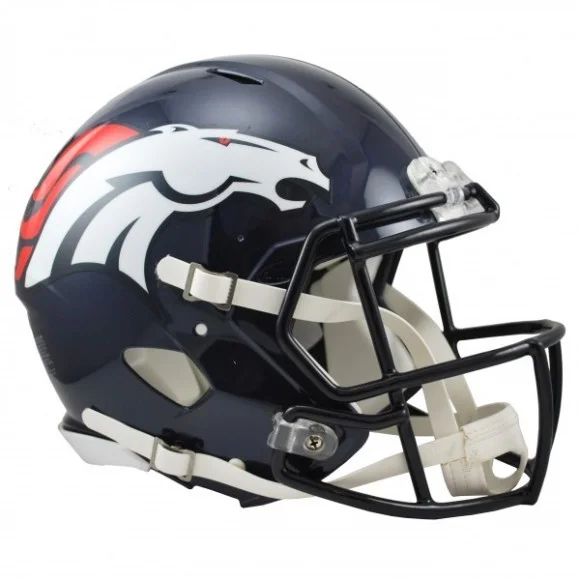 Denver Broncos Full Size Riddell Velocità Della Replica Del Casco