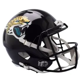 Casco Réplica Riddell Speed de Tamaño Completo de los Jacksonville Jaguars