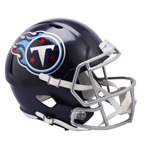 Casco Riddell Speed Replica de los Tennessee Titans (2018) en tamaño real