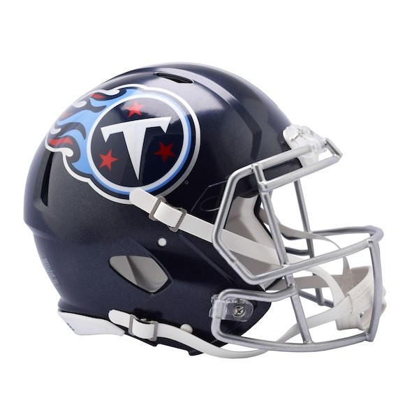 Casco auténtico Riddell Revolution Speed de los Tennessee Titans (2018) a tamaño real