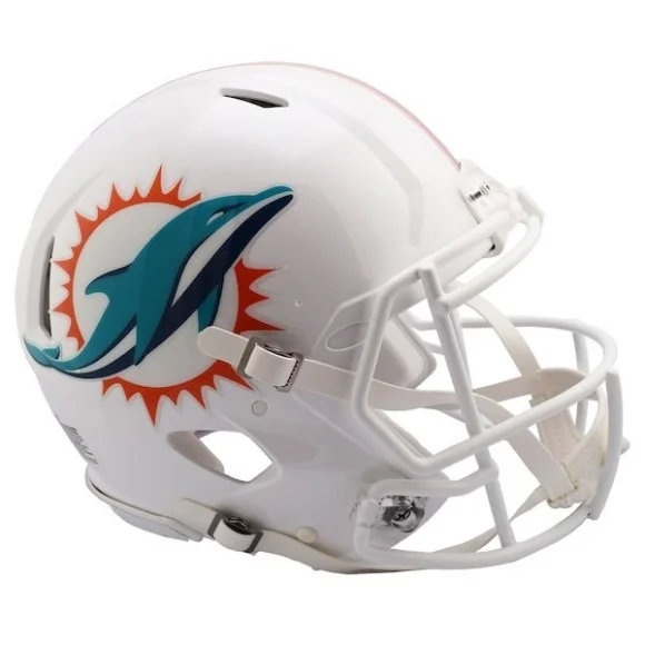 Miami Dolphins Full-Size Riddell Revolution Speed Authentic Helmet
