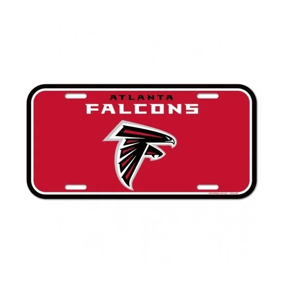 Placa de matrícula de los Atlanta Falcons