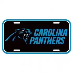 Placa de Matrícula de los Carolina Panthers
