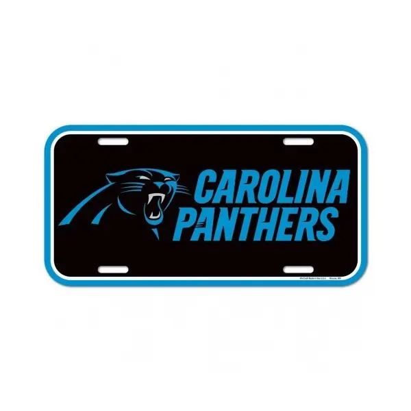 Carolina Panthers Registreringsskylt