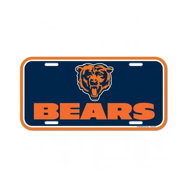 Plaque d'immatriculation des Chicago Bears